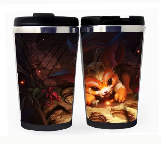 League of Legends Cup Stainless Steel 400ml Coffee Tea Cup Beer Stein League of Legends Birthday Gifts Christmas Gifts