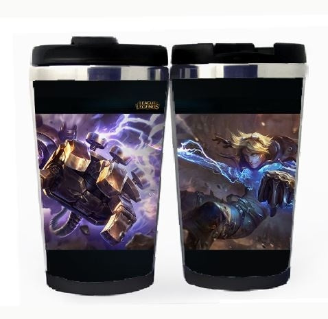 League of Legends Cup Stainless Steel 400ml Coffee Tea Cup Beer Stein League of Legends Birthday Gifts Christmas Gifts