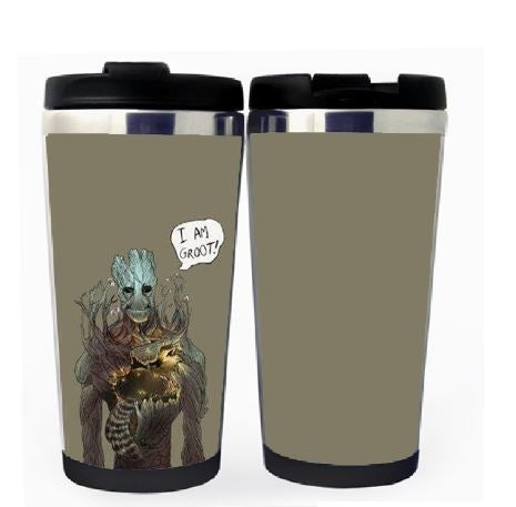 Guardians Of The Galaxy Šálek Groot Nerezová ocel 400 ml Kávový Šálek na čaj Pivo Stein Groot Dárky k narozeninám Vánoční dárky