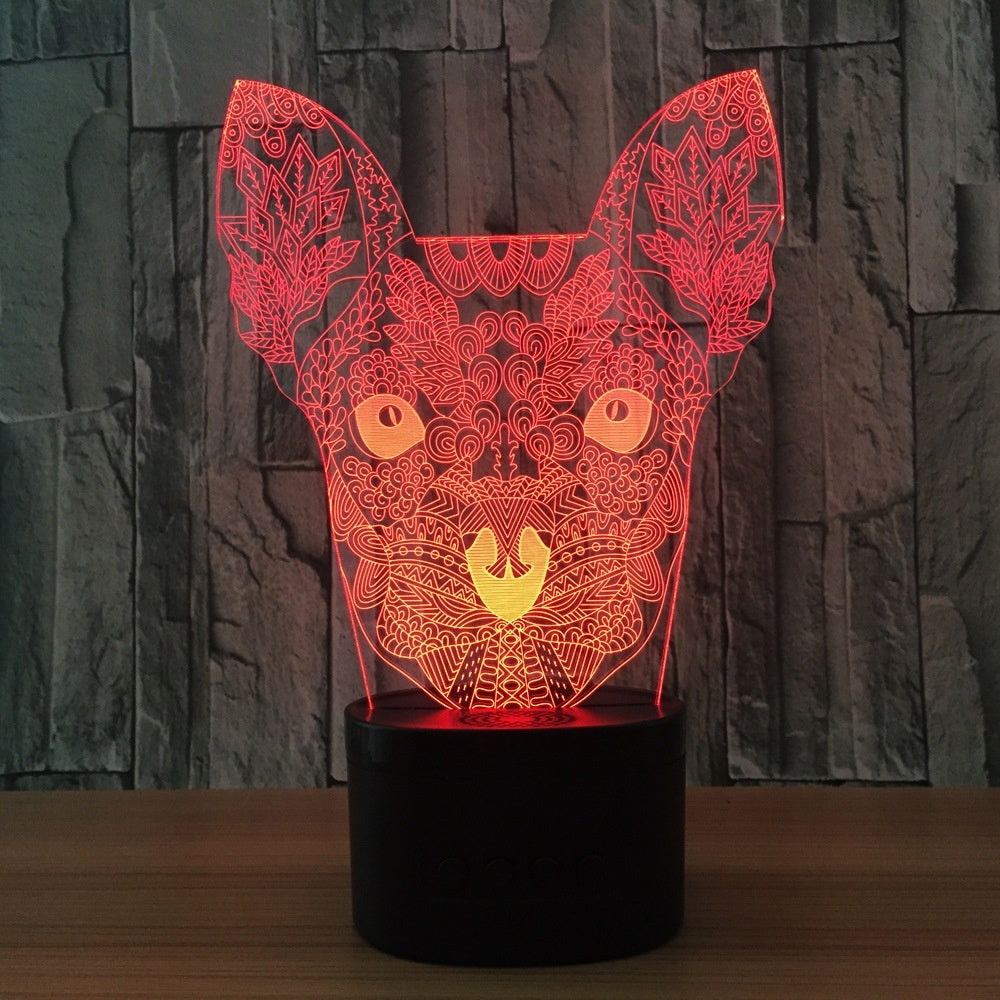 Cat Illusion Led Table Lamp 7 Color Change LED Desk Light Lamp basketball Children Gifts Cat Decoration Ornament