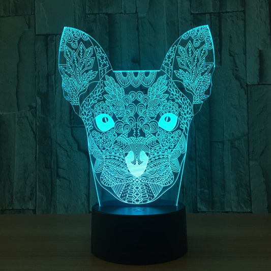 Cat Illusion Led Table Lamp 7 Color Change LED Desk Light Lamp basketball Children Gifts Cat Decoration Ornament