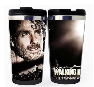 The Walking Dead Rick Grimes Cup Stainless Steel 400ml Coffee Tea Cup Beer Stein The Walking Dead Birthday Gifts Christmas Gifts