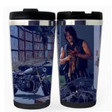 The Walking Dead Daryl Dixon Šálek Nerezová ocel 400 ml Káva Šálek čaje Pivo Stein The Walking Dead Dárky k narozeninám Vánoční dárky