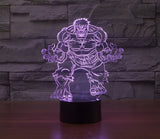 Hulk 3D Illusion Led Table Lamp 7 Color Change LED Desk Light Lamp Hulk Gifts Christmas Gifts