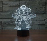 Hulk 3D Illusion Led Table Lamp 7 Color Change LED Desk Light Lamp Hulk Gifts Christmas Gifts