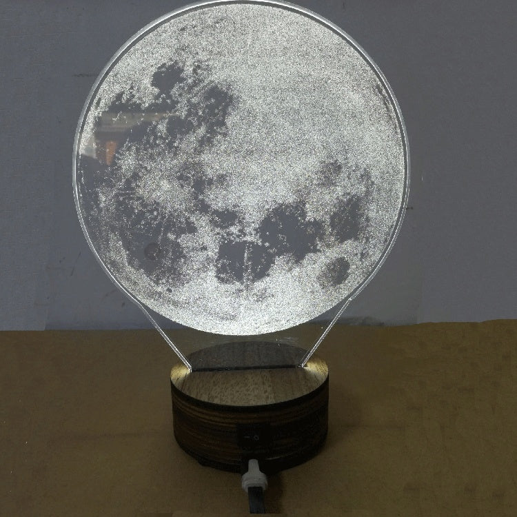 Galaxy Moon 3D led Lamp Galaxy Moon 7 Color Change LED Desk Light Lamp Galaxy Moon Gifts Birthday Gifts Christmas Gifts