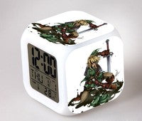 The Legend of Zelda LED Colorful Lights Creative Small Alarm Clock Room Bedroom The Legend of Zelda Birthday Gifts Christmas Gifts