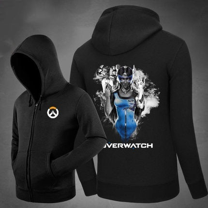 Overwatch Zipper Hoodie Coats Outwear Hooded Jacket Sweater Pullover Overwatch Gifts Christmas Gifts