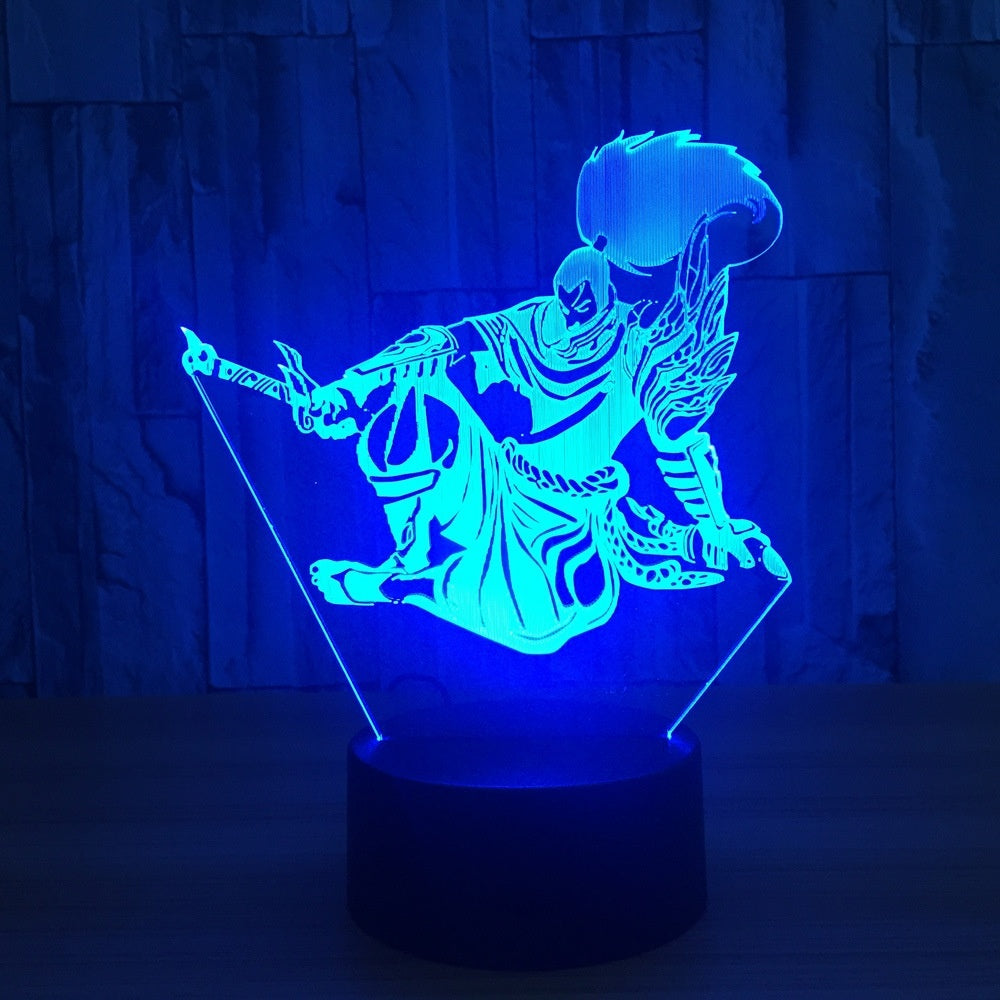 League of Legends Illusion Led Table Lamp 7 Color Change LED Desk Light Lamp League of Legends Gifts Decorations