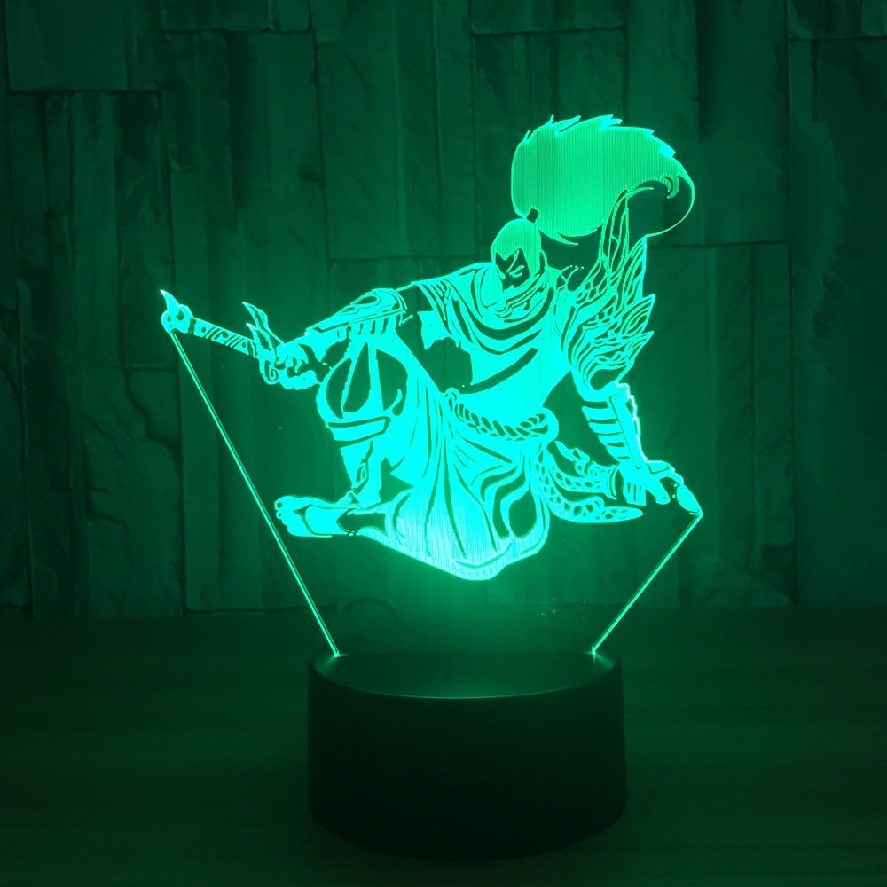League of Legends Illusion Led Table Lamp 7 Color Change LED Desk Light Lamp League of Legends Gifts Decorations