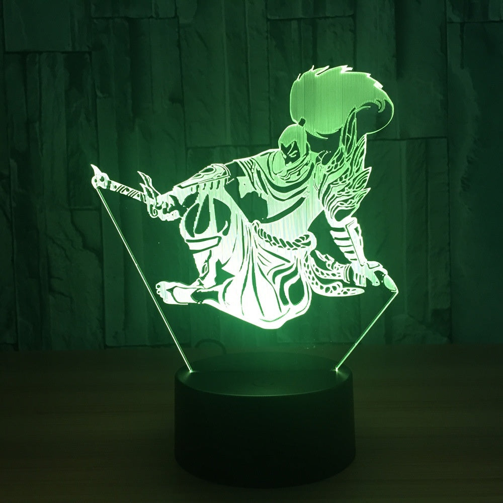 League of Legends Illusion Led Table Lamp 7 Color Change LED Desk Light Lamp League of Legends Gifts Decorations
