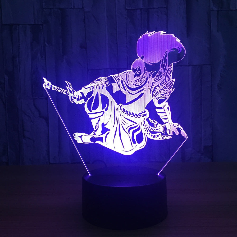 League of Legends Illusion Led Table Lamp 7 Color Change LED Desk Light Lamp League of Legends Gifts Decorations
