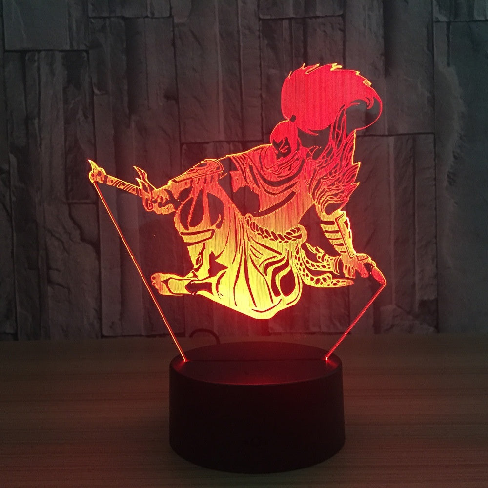 League of Legends Illusion Led Table Lamp 7 Color Change LED Desk Light Lamp League of Legends Gifts Decorations