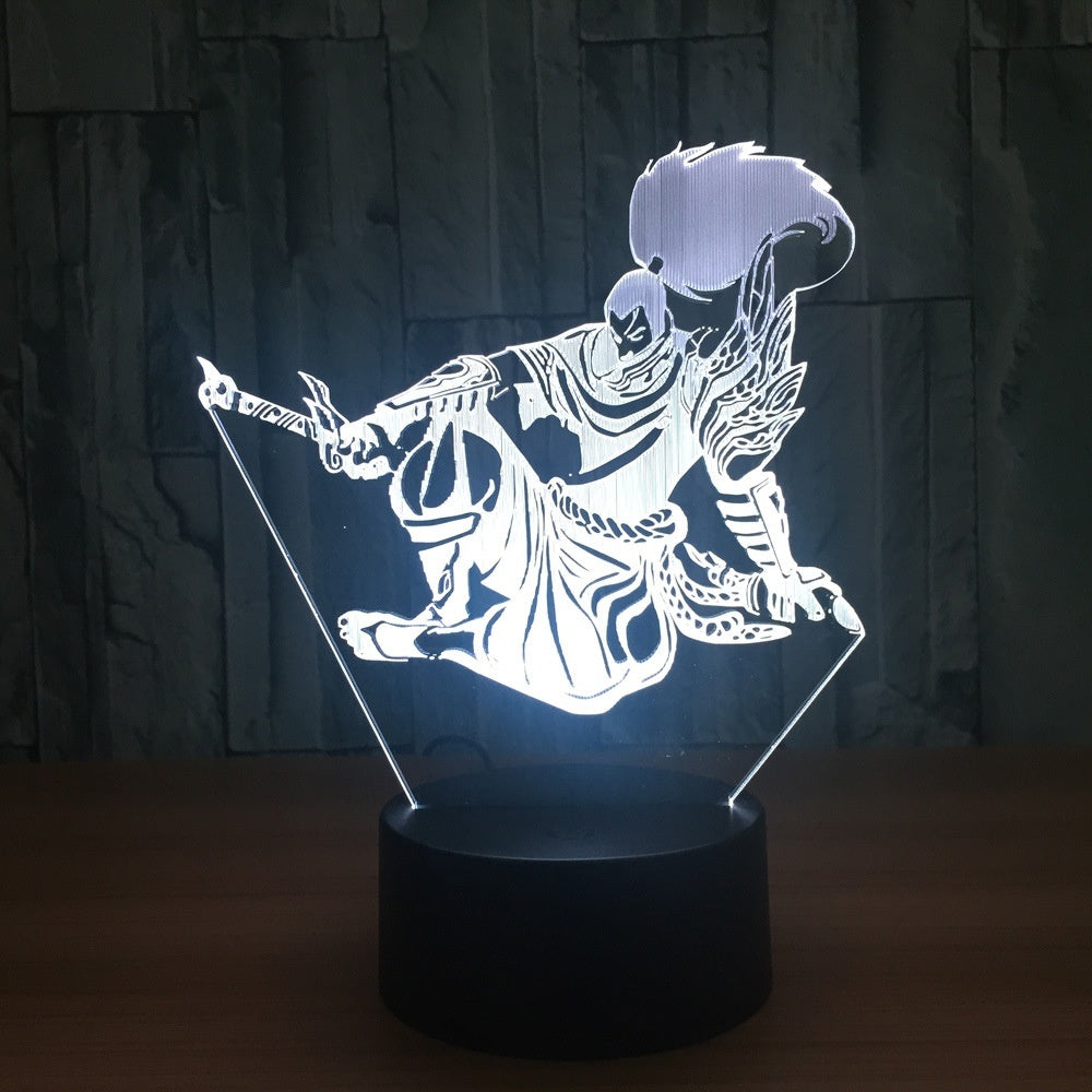 League of Legends Illusion Led Table Lamp 7 Color Change LED Desk Light Lamp League of Legends Gifts Decorations