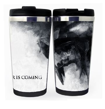 Game Of Thrones wolf Cup Stainless Steel 400ml Coffee Tea Cup Game Of Thrones Beer Stein Birthday Gifts Game Of Thrones Christmas Gifts