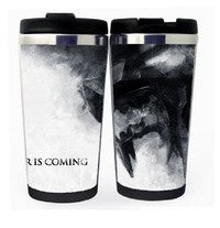 Game Of Thrones wolf Cup Stainless Steel 400ml Coffee Tea Cup Game Of Thrones Beer Stein Birthday Gifts Game Of Thrones Christmas Gifts