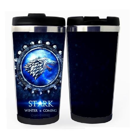 Game Of Thrones wolf Cup Stainless Steel 400ml Coffee Tea Cup Game Of Thrones Beer Stein Birthday Gifts Game Of Thrones Christmas Gifts
