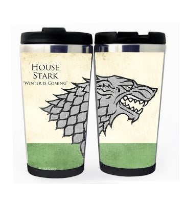 Game Of Thrones wolf Cup Stainless Steel 400ml Coffee Tea Cup Game Of Thrones Beer Stein Birthday Gifts Game Of Thrones Christmas Gifts