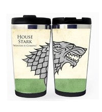 Game Of Thrones wolf Cup Stainless Steel 400ml Coffee Tea Cup Game Of Thrones Beer Stein Birthday Gifts Game Of Thrones Christmas Gifts