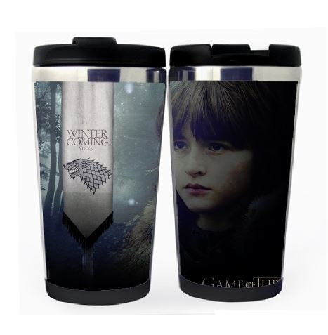 Hrnek Hry o trůny Nerezová ocel 400 ml Šálek na kávu Hrnek na čaj Hra o trůny Pivo Stein Dárky k narozeninám Hry o trůny Vánoční dárky
