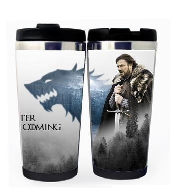 Hra o trůny Eddard Stark šálek Nerezová ocel 400 ml káva šálek čaje Hra o trůny Pivo Stein Dárky k narozeninám Hra o trůny Vánoční dárky