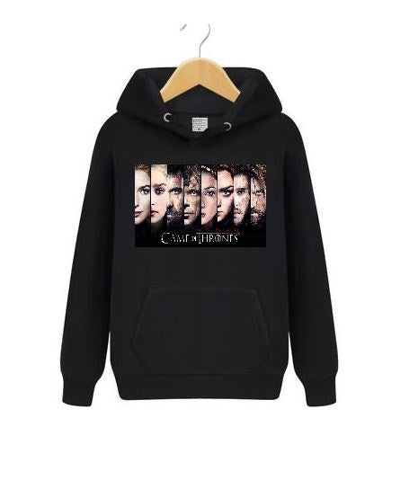 Game of Thrones unisex Sport Wear Fleece Sweatshirts Hooded Coat Game of Thrones Jacket Pullovers Gifts Christmas Gifts
