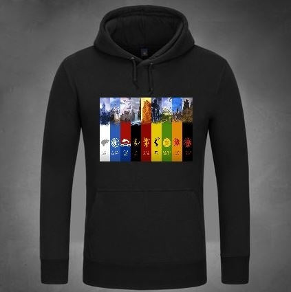 Game of Thrones unisex Sport Wear Fleece Sweatshirts Hooded Coat Game of Thrones Jacket Pullovers Gifts Christmas Gifts