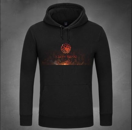 Game of Thrones Unisex Sport Wear Fleece Sweatshirts Hooded Coat Game of Thrones Jacket Pullovers Gifts Christmas Gifts