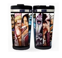 One piece Cup Stainless Steel 400ml Coffee Tea Cup One piece Beer Stein Birthday Gifts One piece Christmas Gifts