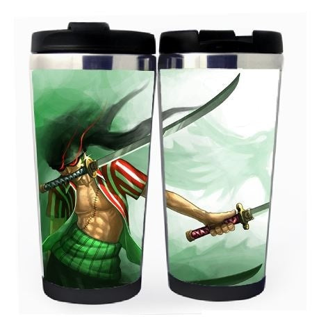 One piece Zoro Cup Stainless Steel 400ml Coffee Tea Cup One piece Beer Stein Birthday Gifts One piece Christmas Gifts
