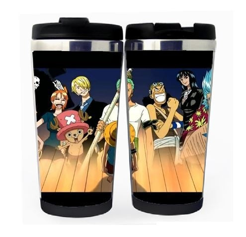 One piece Cup Stainless Steel 400ml Coffee Tea Cup One piece Beer Stein Birthday Gifts One piece Christmas Gifts