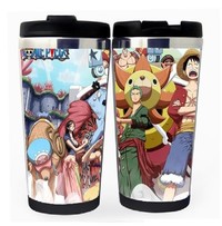 One piece Cup Stainless Steel 400ml Coffee Tea Cup One piece Beer Stein Birthday Gifts One piece Christmas Gifts