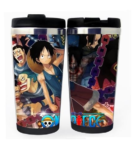 One piece Cup Stainless Steel 400ml Coffee Tea Cup One piece Beer Stein Birthday Gifts One piece Christmas Gifts