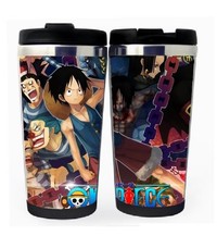 One piece Cup Stainless Steel 400ml Coffee Tea Cup One piece Beer Stein Birthday Gifts One piece Christmas Gifts