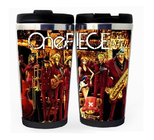 One piece Cup Stainless Steel 400ml Coffee Tea Cup One piece Beer Stein Birthday Gifts One piece Christmas Gifts