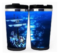 One piece Cup Stainless Steel 400ml Coffee Tea Cup One piece Beer Stein Birthday Gifts One piece Christmas Gifts