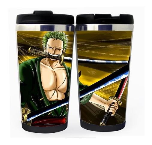 One piece Zoro Cup Stainless Steel 400ml Coffee Tea Cup One piece Beer Stein Birthday Gifts One piece Christmas Gifts