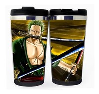 One piece Zoro Cup Stainless Steel 400ml Coffee Tea Cup One piece Beer Stein Birthday Gifts One piece Christmas Gifts
