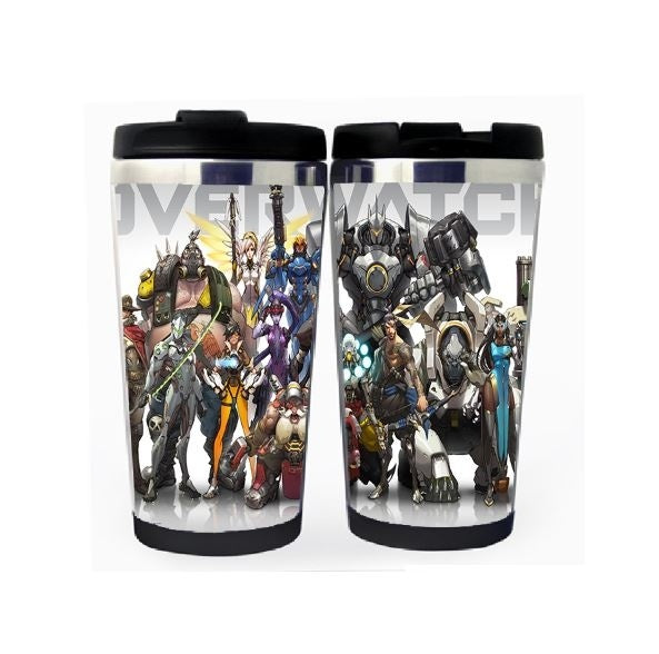 Šálek Overwatch Nerezová ocel 400 ml Kávový Šálek na čaj Pivo Stein Dárky k narozeninám Overwatch Vánoční dárky