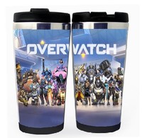 Šálek Overwatch Nerezová ocel 400 ml Kávový Šálek na čaj Pivo Stein Dárky k narozeninám Overwatch Vánoční dárky