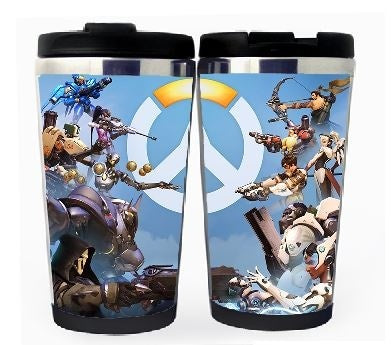 Overwatch Cup Stainless Steel 400ml Coffee Tea Cup Beer Stein Overwatch Birthday Gifts Christmas Gifts
