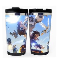 Overwatch Cup Stainless Steel 400ml Coffee Tea Cup Beer Stein Overwatch Birthday Gifts Christmas Gifts