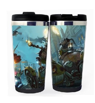 Overwatch Cup Stainless Steel 400ml Coffee Tea Cup Beer Stein Overwatch Birthday Gifts Christmas Gifts