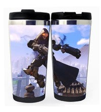 Overwatch Reaper Cup Stainless Steel 400ml Coffee Tea Cup Beer Stein Overwatch Birthday Gifts Christmas Gifts