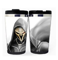 ওভারওয়াচ রিপার কাপ স্টেইনলেস স্টিল 400ml কফি চা কাপ বিয়ার স্টেইন ওভারওয়াচ জন্মদিনের উপহার ক্রিসমাস উপহার