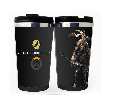 Overwatch Hanzo Cup Stainless Steel 400ml Coffee Tea Cup Beer Stein Overwatch Birthday Gifts Christmas Gifts