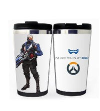 Overwatch Cup Stainless Steel 400ml Coffee Tea Cup Beer Stein Overwatch Birthday Gifts Christmas Gifts