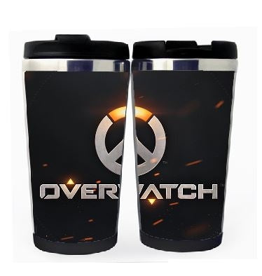 Šálek Overwatch Nerezová ocel 400 ml Kávový Šálek na čaj Pivo Stein Dárky k narozeninám Overwatch Vánoční dárky