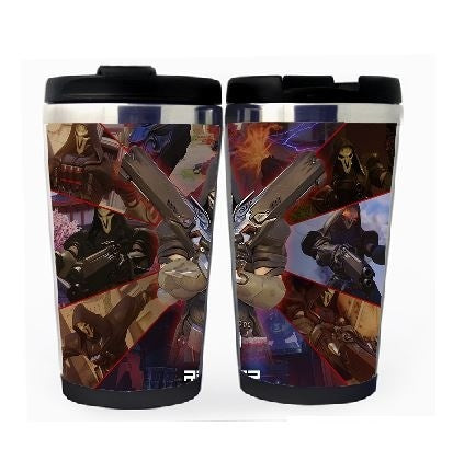 Overwatch Cup Stainless Steel 400ml Coffee Tea Cup Beer Stein Overwatch Birthday Gifts Christmas Gifts