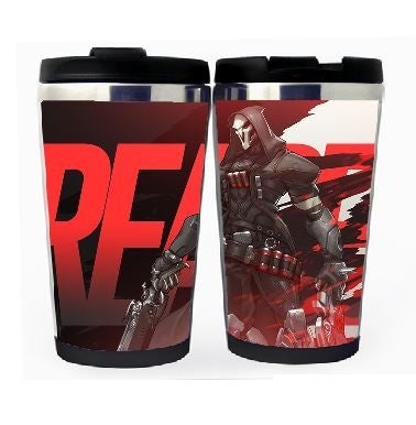Overwatch Reaper Cup Stainless Steel 400ml Coffee Tea Cup Beer Stein Overwatch Birthday Gifts Christmas Gifts